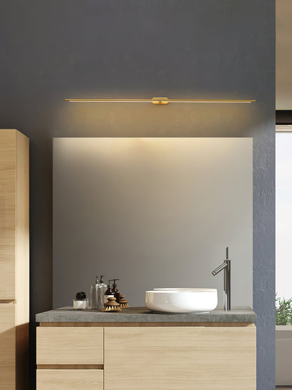 Minimalist Linear Wall Lamp Cordless with Touch Dimming and Remote Control