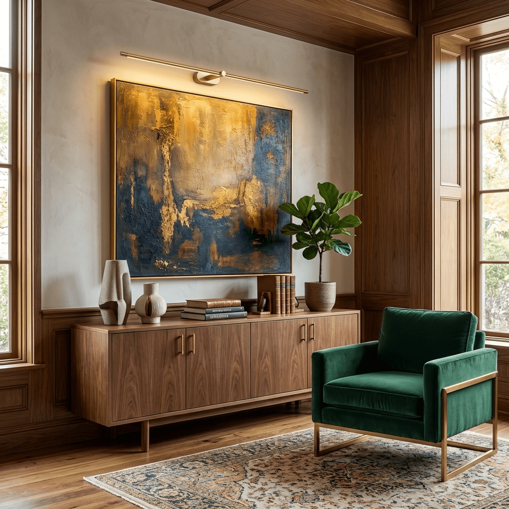 Minimalist Linear Wall Lamp Cordless with Touch Dimming and Remote Control