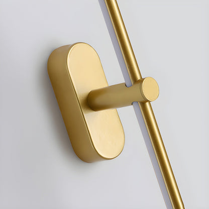 Minimalist Linear Wall Lamp Cordless with Touch Dimming and Remote Control