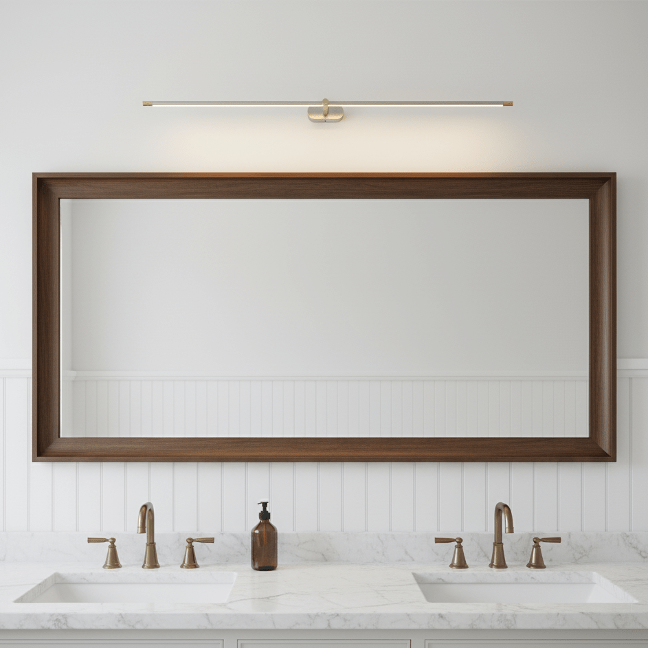 Minimalist Linear Wall Lamp Cordless with Touch Dimming and Remote Control