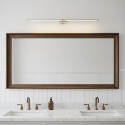 Minimalist Linear Wall Lamp Cordless with Touch Dimming and Remote Control