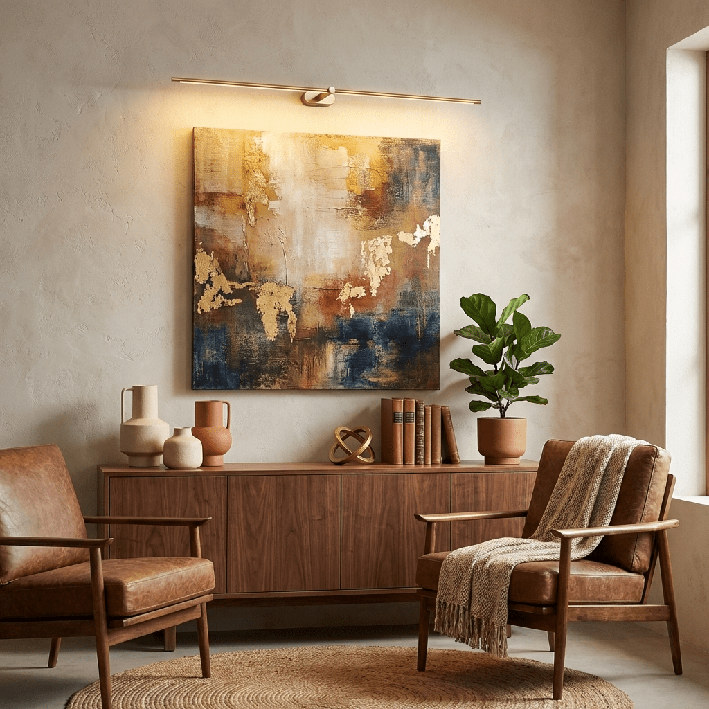 Minimalist Linear Wall Lamp Cordless with Touch Dimming and Remote Control