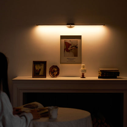 Minimalist Linear Wall Lamp Cordless with Touch Dimming and Remote Control
