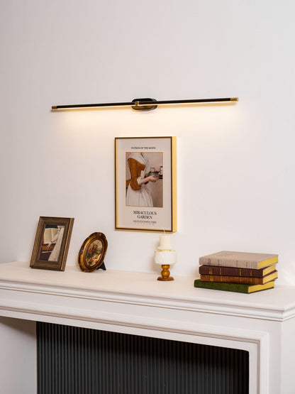 Minimalist Linear Wall Lamp Cordless with Touch Dimming and Remote Control