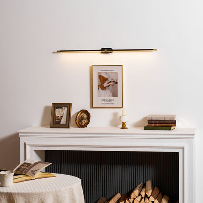 Minimalist Linear Wall Lamp Cordless with Touch Dimming and Remote Control