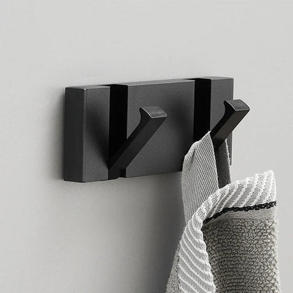 Minimalist Wall Hook Rack with Angled Hooks