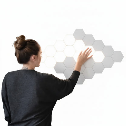 Modern Hexagon Wall Lamp with Touch Control