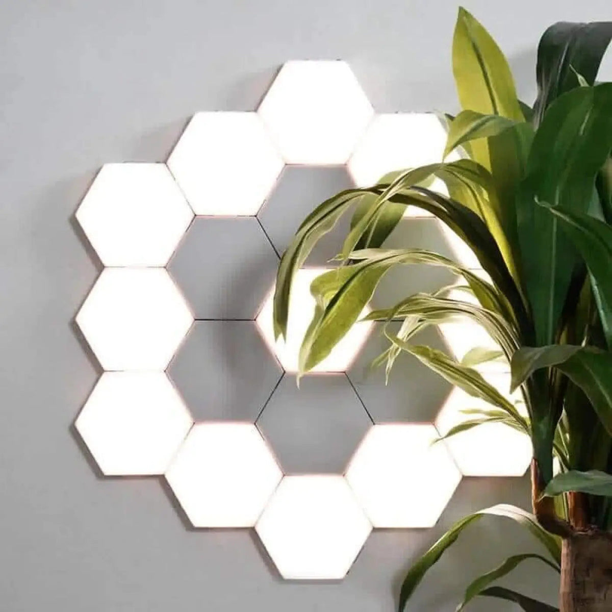 Modern Hexagon Wall Lamp with Touch Control