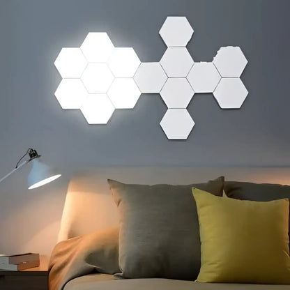 Modern Hexagon Wall Lamp with Touch Control