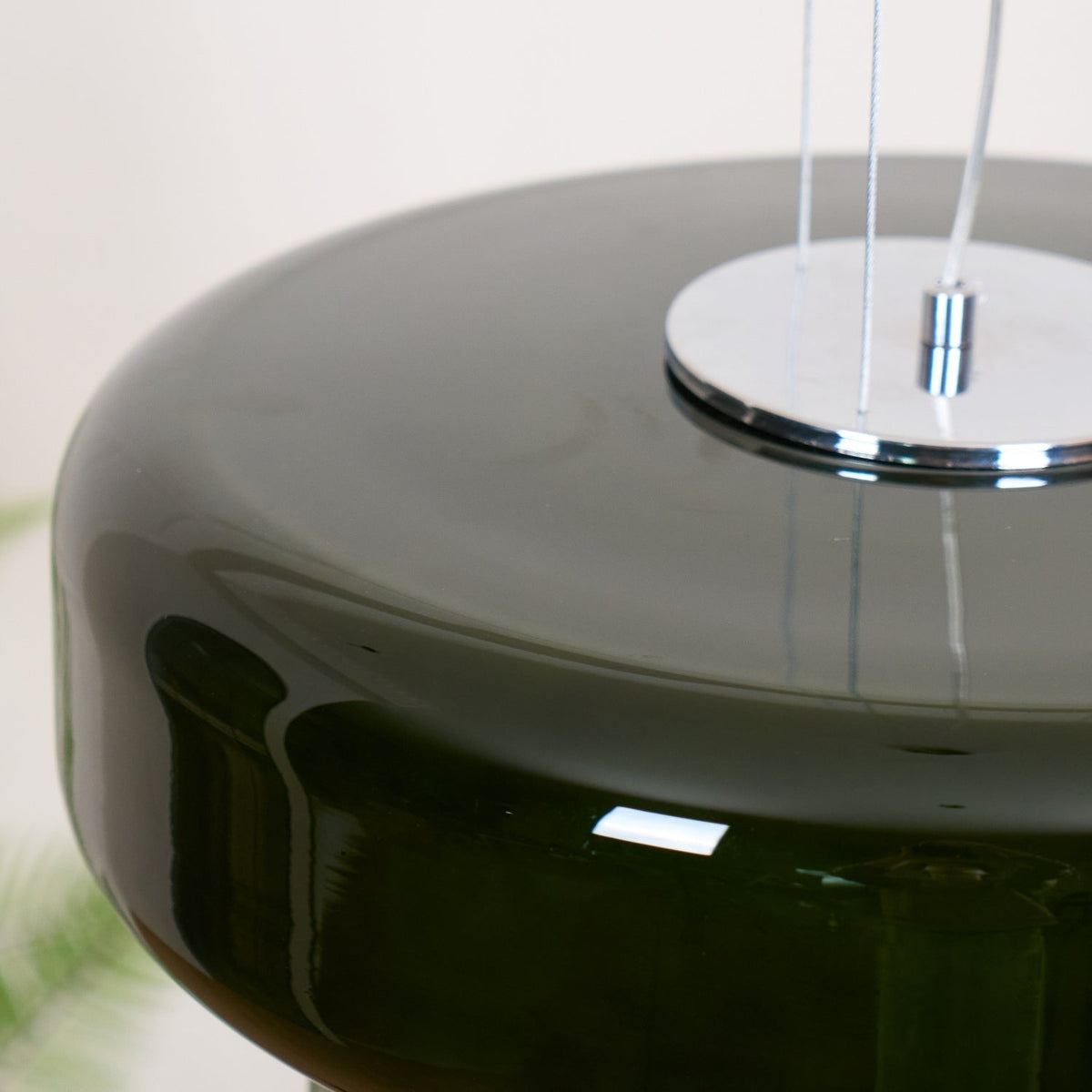 Modern Pendant Lamp with Tiered Glass Shade