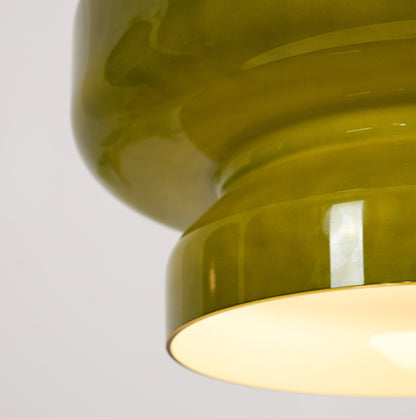 Modern Pendant Lamp with Tiered Glass Shade
