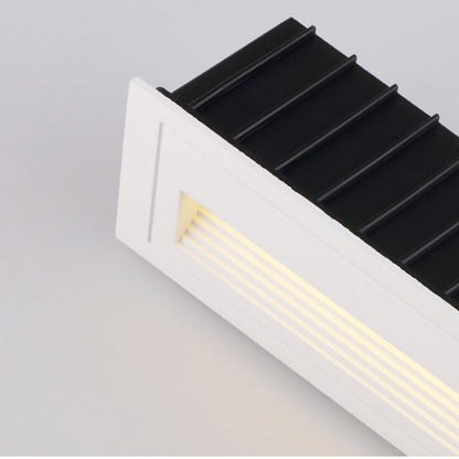 Modern Square Outdoor Deck and Step Light with Glass Shade