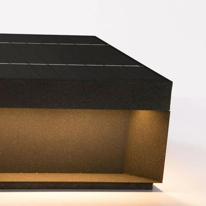 Modern Square Outdoor Post Lamp