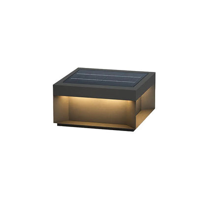 Modern Square Outdoor Post Lamp