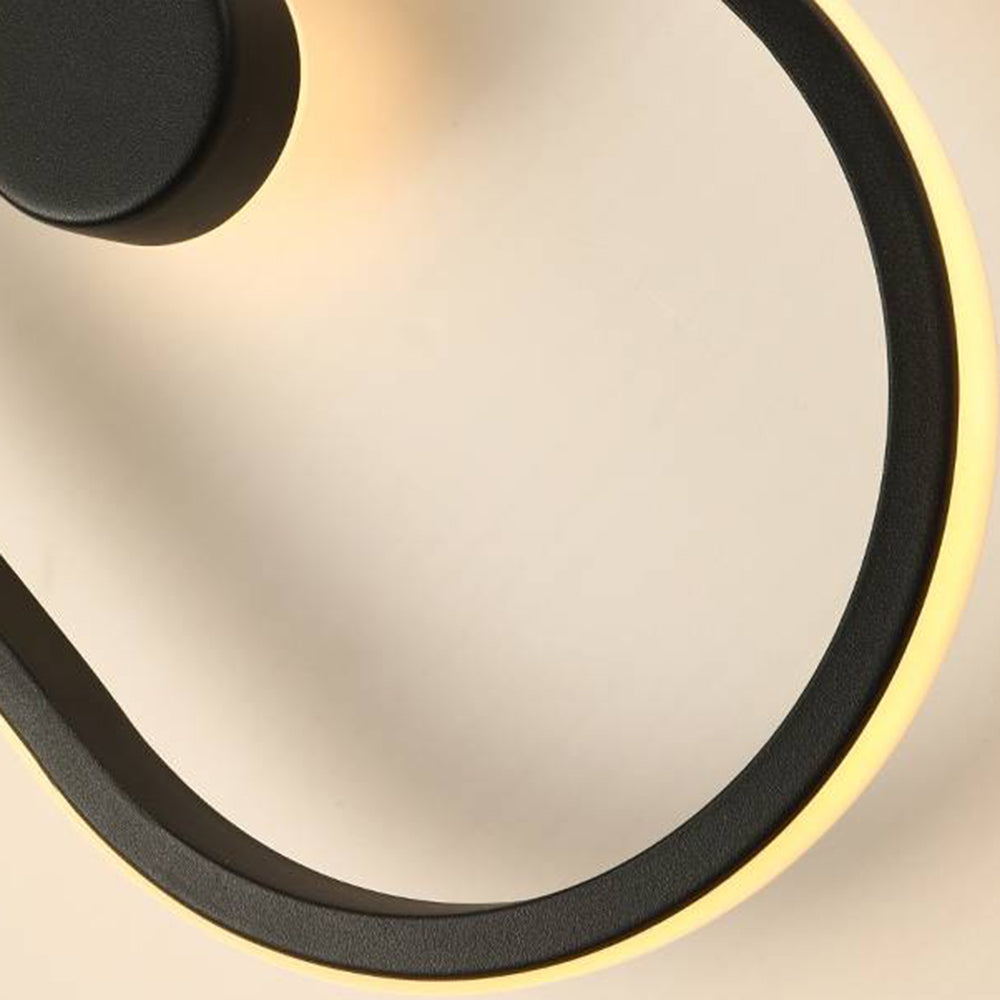 Modern Wall Lamp with Clock and Pendulum, Integrated LED, 8.7" / 22 cm Dial