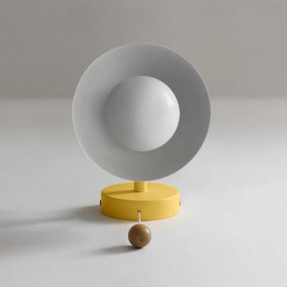 Modern Wall Lamp with Dome Shade and Pull Cord