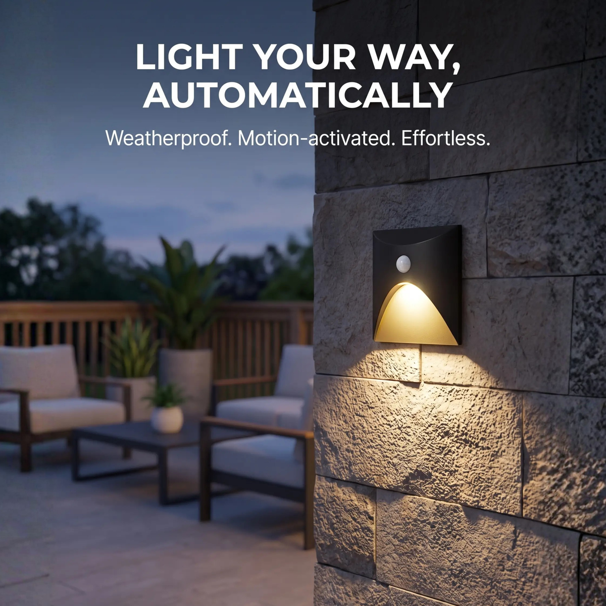 Modern Waterproof LED Wall Light for Indoor and Outdoor Use