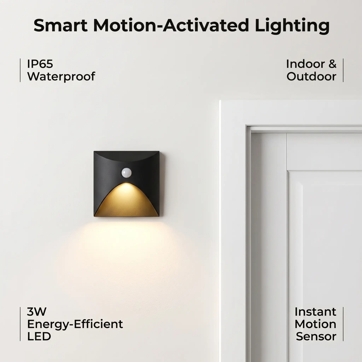 Modern Waterproof LED Wall Light for Indoor and Outdoor Use