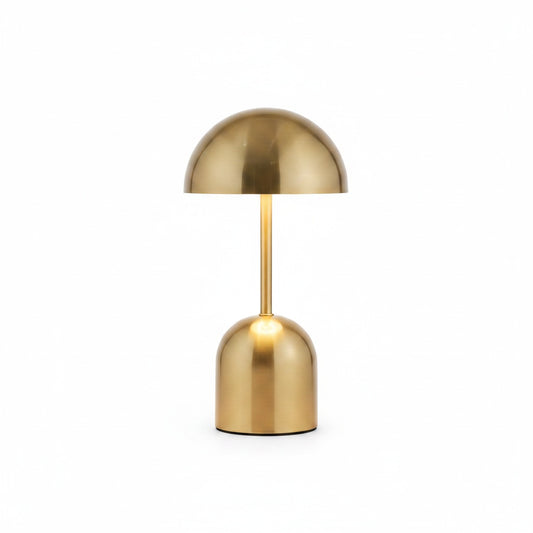 Mushroom Table Lamp Retro with Touch Dimmer and Rechargeable LED