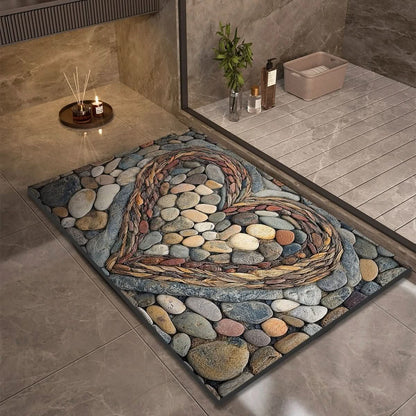 Non-Slip Diatomaceous Earth Bath
