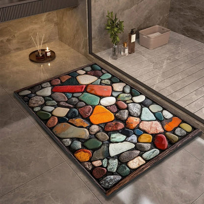 Non-Slip Diatomaceous Earth Bath