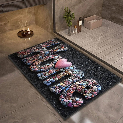 Non-Slip Diatomaceous Earth Bath