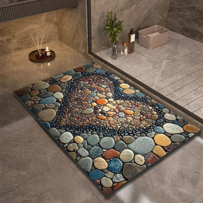 Non-Slip Diatomaceous Earth Bath