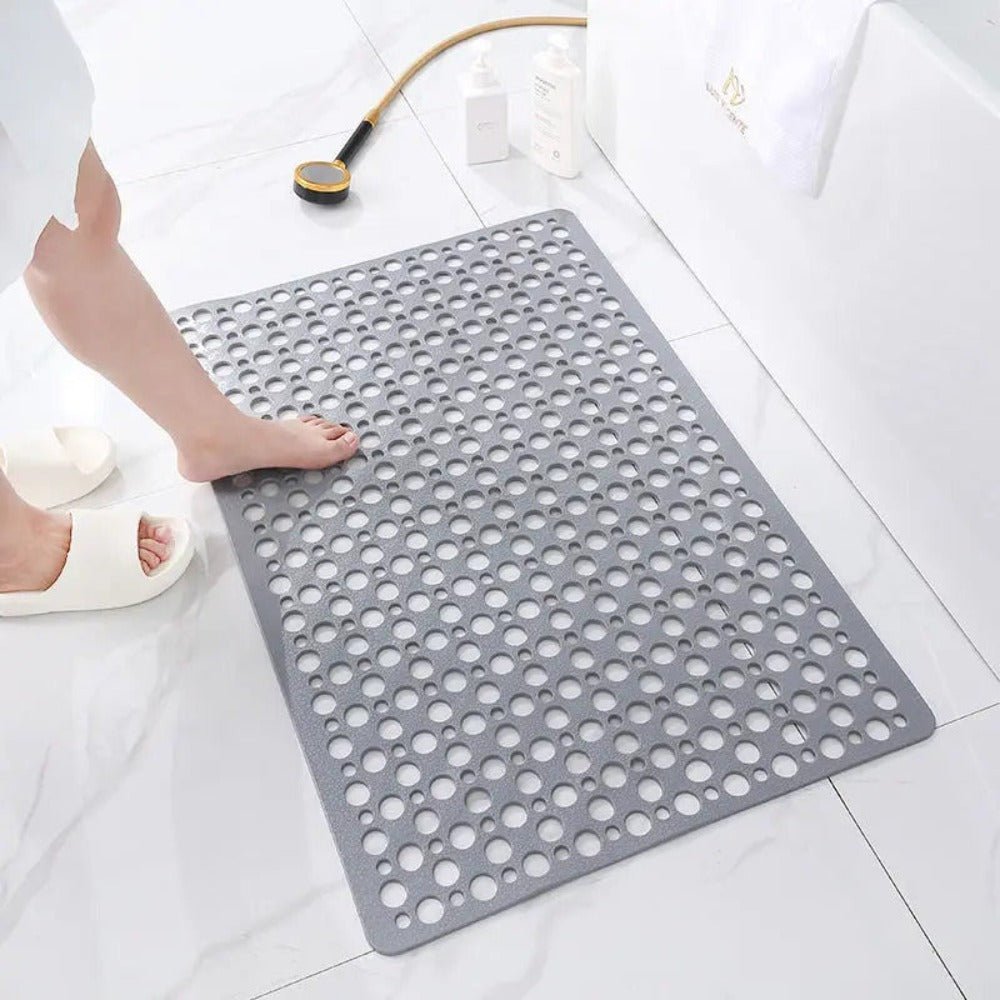 Non-Slip Shower Mat with Drainage Holes and Anti-Slip Bottom
