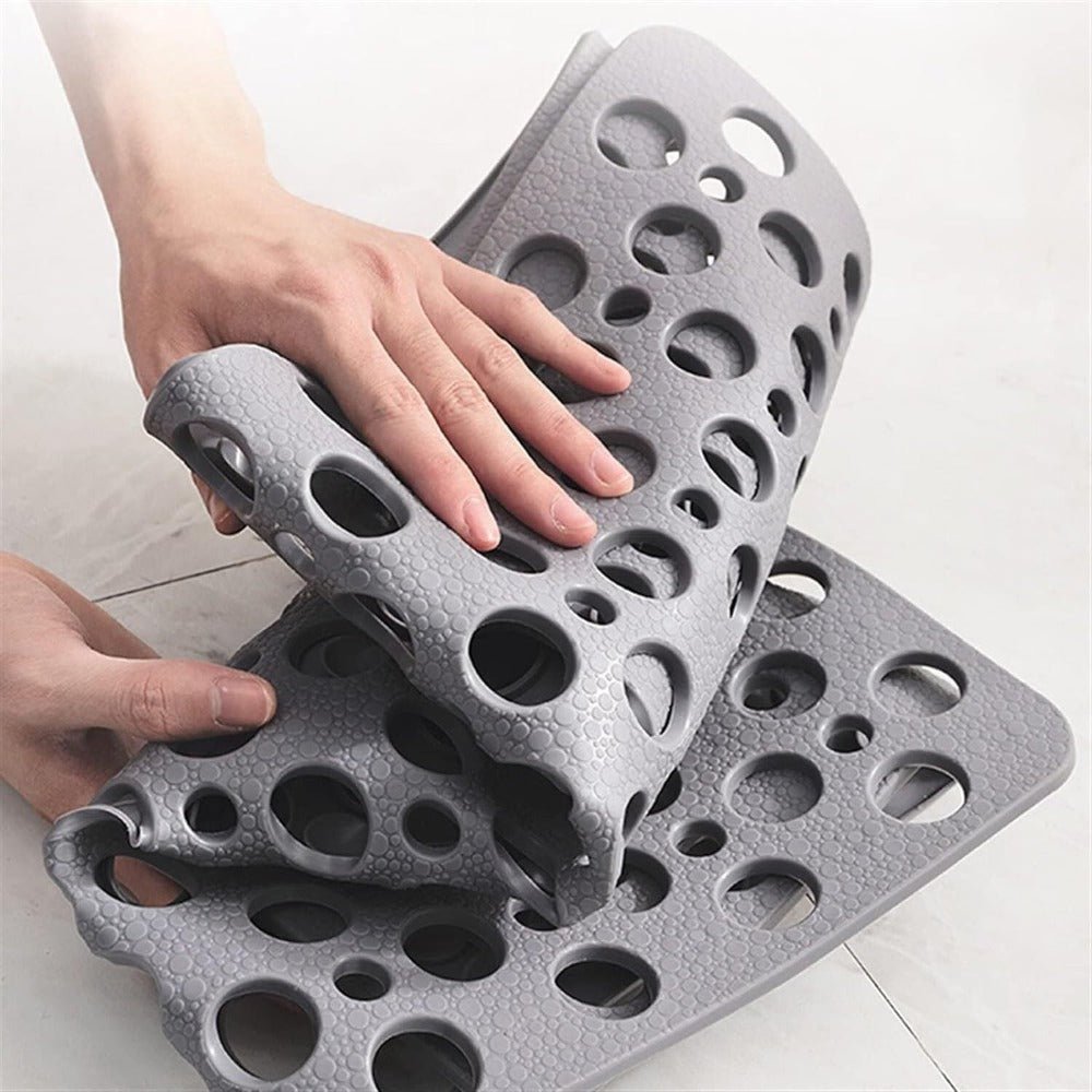 Non-Slip Shower Mat with Drainage Holes and Anti-Slip Bottom