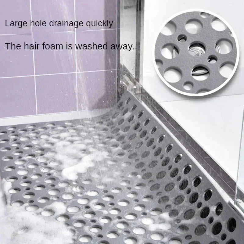Non-Slip Shower Mat with Drainage Holes and Anti-Slip Bottom