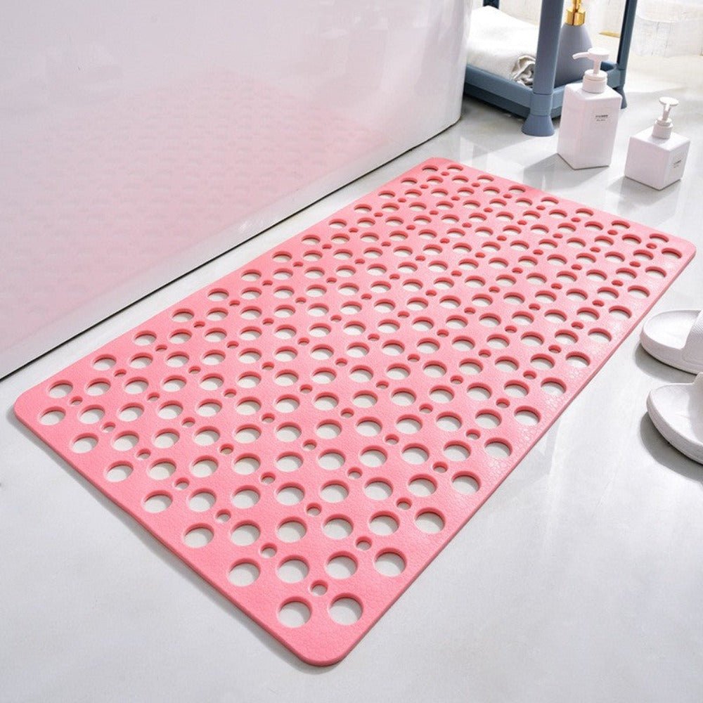 Non-Slip Shower Mat with Drainage Holes and Anti-Slip Bottom