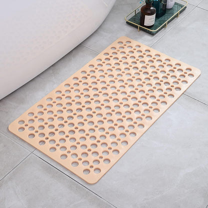 Non-Slip Shower Mat with Drainage Holes and Anti-Slip Bottom