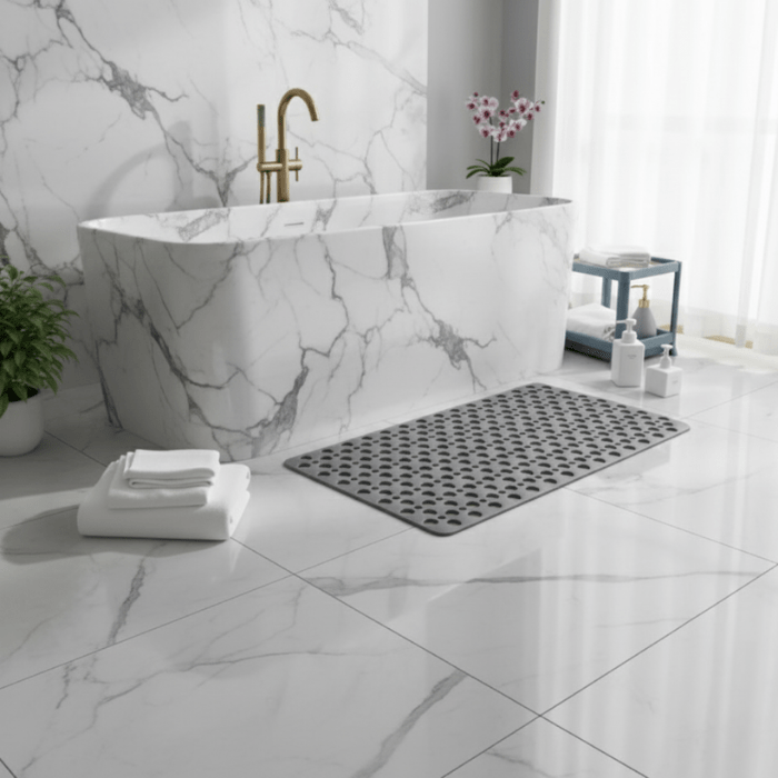 Non-Slip Shower Mat with Drainage Holes and Anti-Slip Bottom