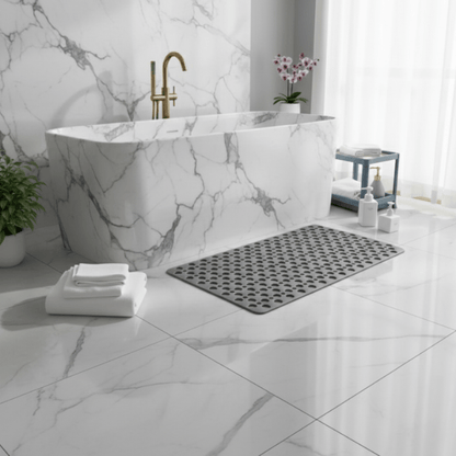 Non-Slip Shower Mat with Drainage Holes and Anti-Slip Bottom