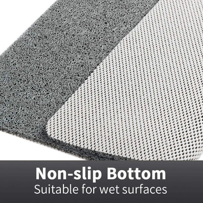 Non-Slip Shower Mat with Drainage Holes and Anti-Slip Bottom for Wet Surfaces