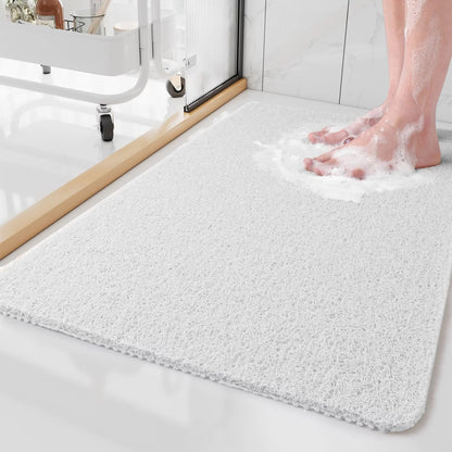 Non-Slip Shower Mat with Drainage Holes and Anti-Slip Bottom for Wet Surfaces