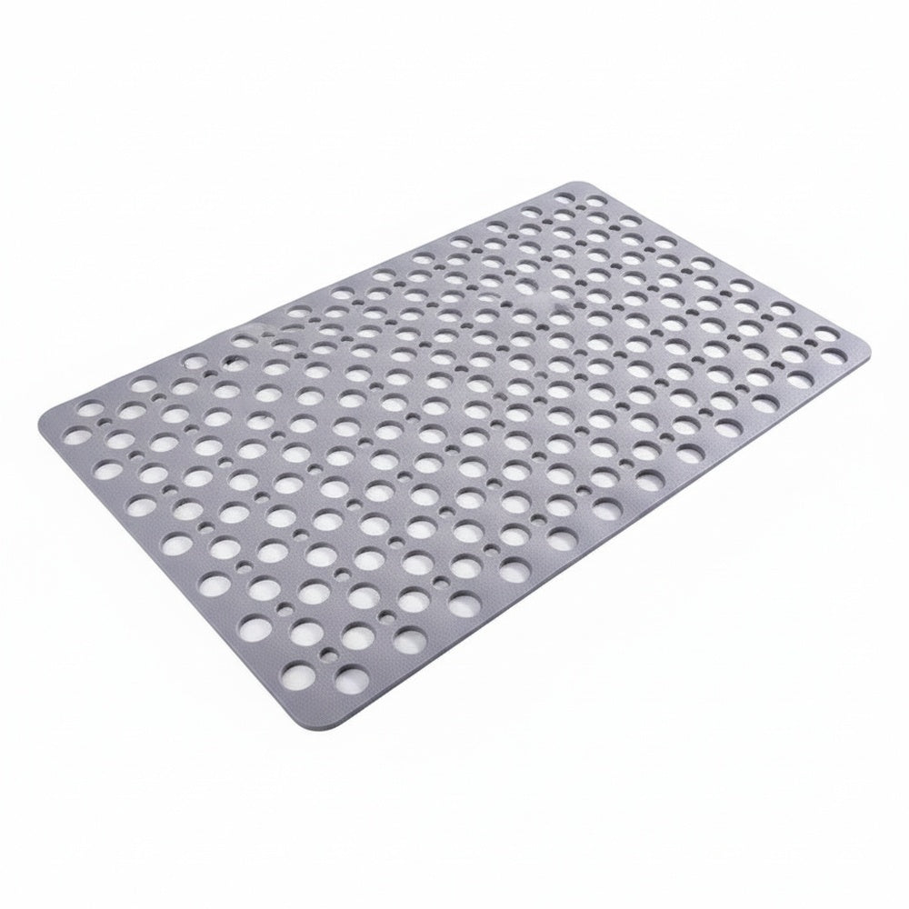 Non-Slip Shower Mat with Drainage Holes and Suction Cups
