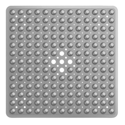 Non-Slip Shower Mat with Suction Cups and Drain Holes, Square