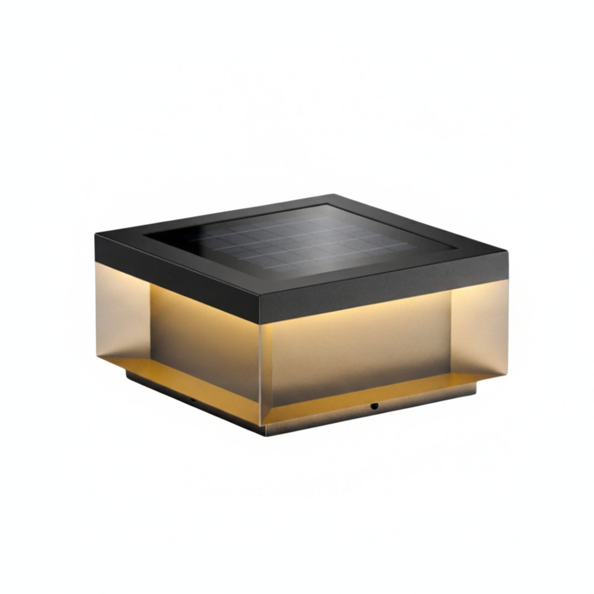 Outdoor Garden Post Cap Light Modern Solar and Wired LED Fence Pillar Lamp