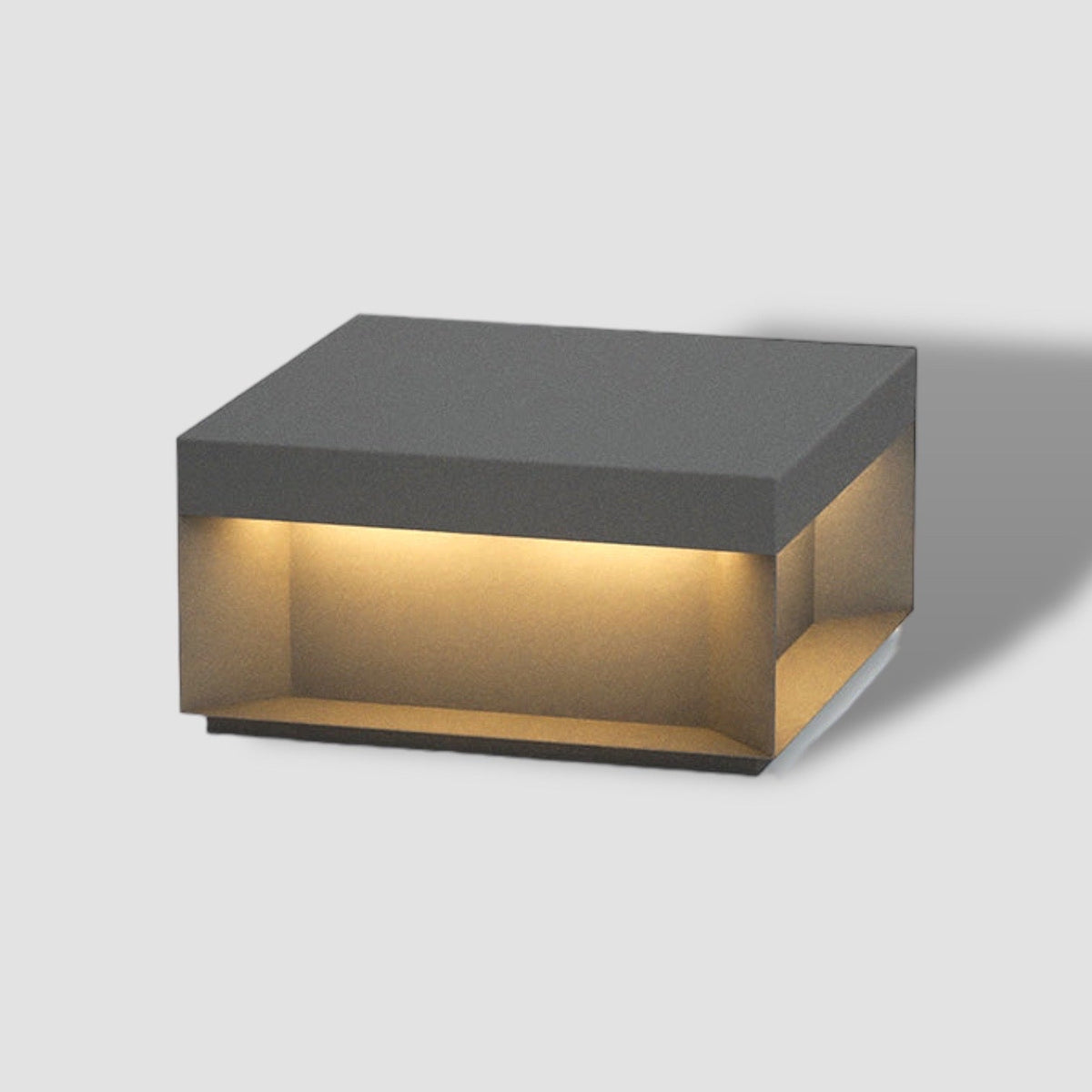 Outdoor Garden Post Cap Light Modern Solar and Wired LED Fence Pillar Lamp