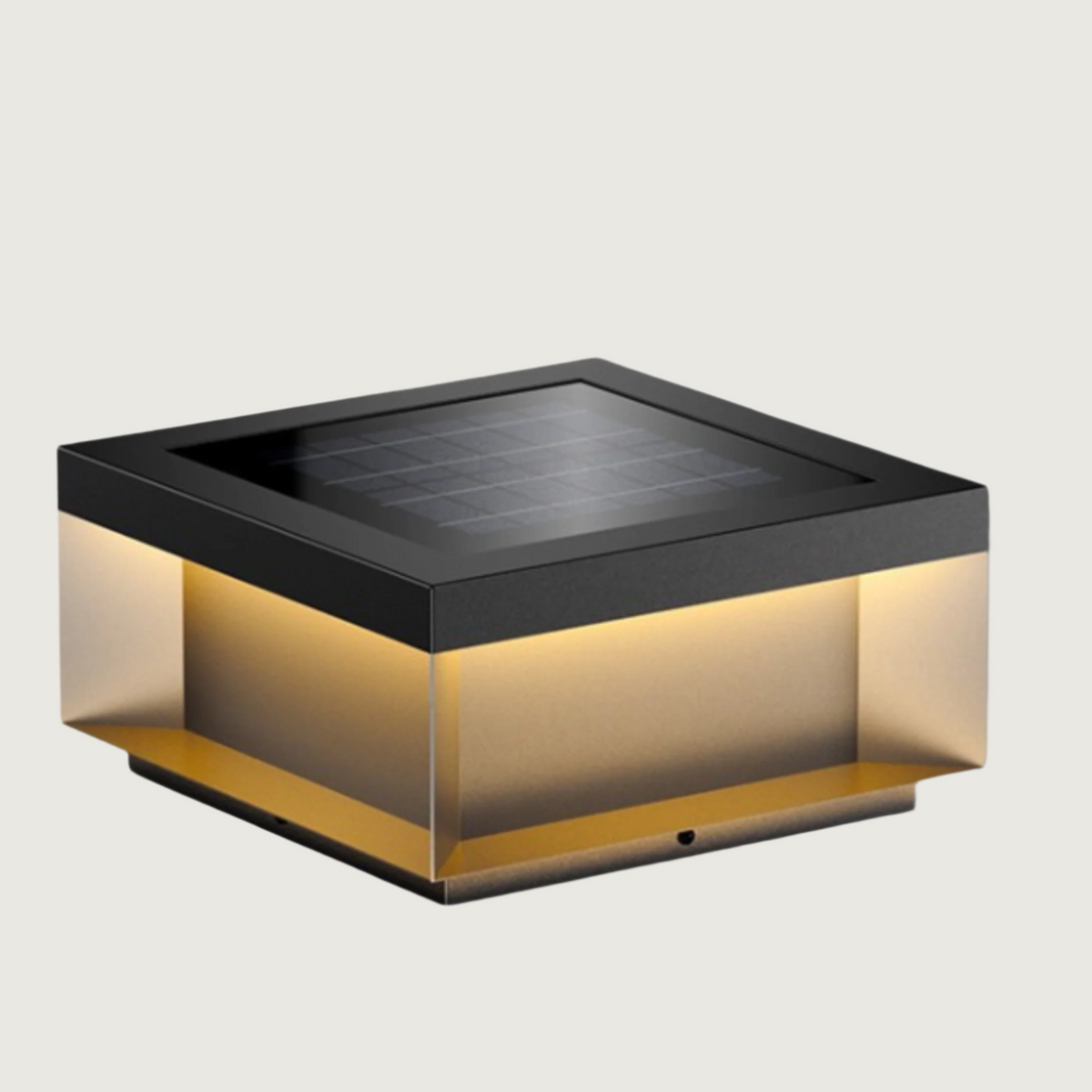 Outdoor Garden Post Cap Light Modern Solar and Wired LED Fence Pillar Lamp