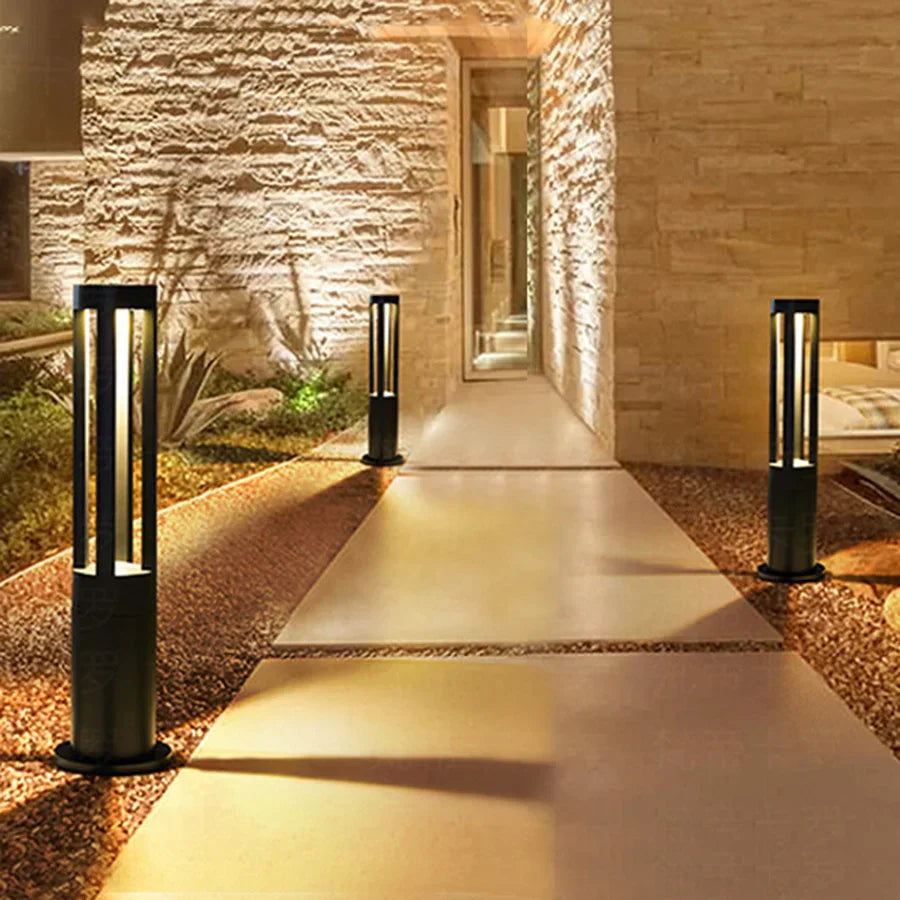 Outdoor LED Bollard Light Modern Minimalist for Garden and Pathway