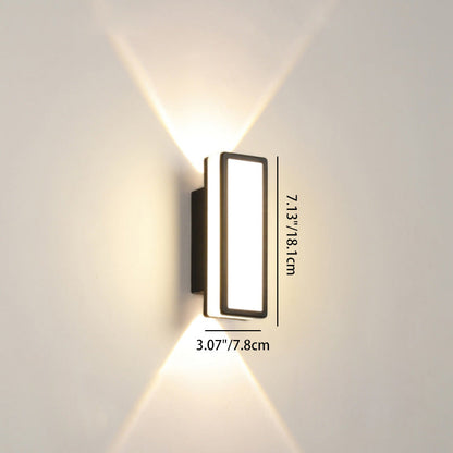 Outdoor LED Wall Lamp Modern Up Down Light with IP65 Rating