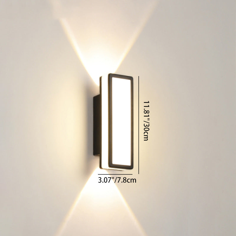 Outdoor LED Wall Lamp Modern Up Down Light with IP65 Rating