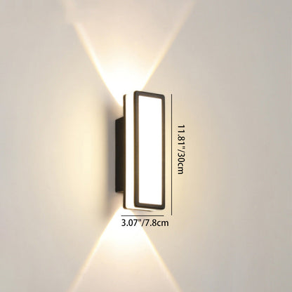 Outdoor LED Wall Lamp Modern Up Down Light with IP65 Rating