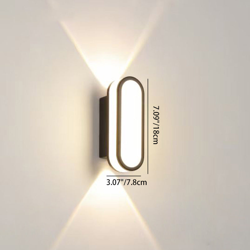 Outdoor LED Wall Lamp Modern Up Down Light with IP65 Rating