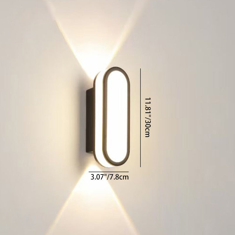 Outdoor LED Wall Lamp Modern Up Down Light with IP65 Rating