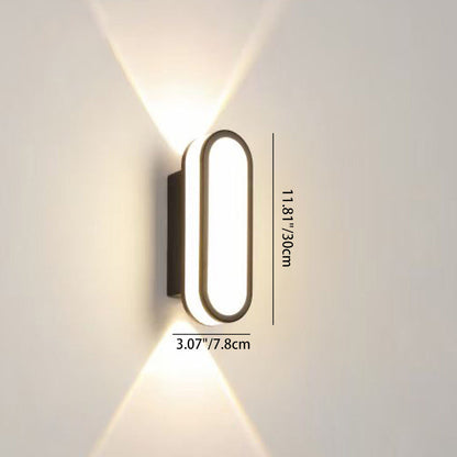 Outdoor LED Wall Lamp Modern Up Down Light with IP65 Rating