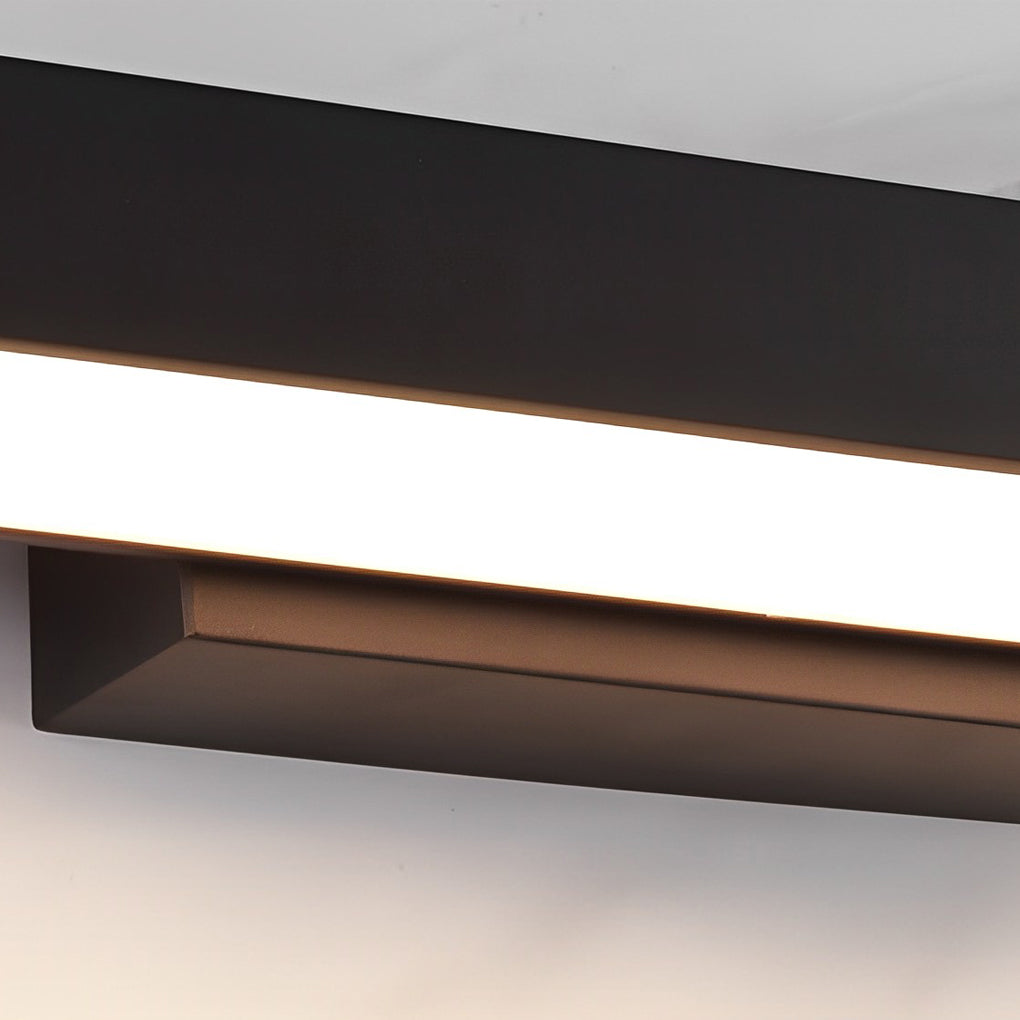 Outdoor LED Wall Lamp Modern with Motion Sensor and Rectangular Design