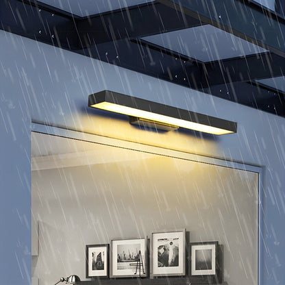 Outdoor LED Wall Lamp Modern with Motion Sensor and Rectangular Design